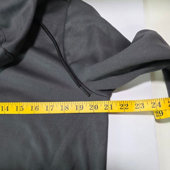 Solaris Gray Full Zip Hoodie Men’s M Lightweight Softshell Jacket with Pockets - Picture 8 of 9